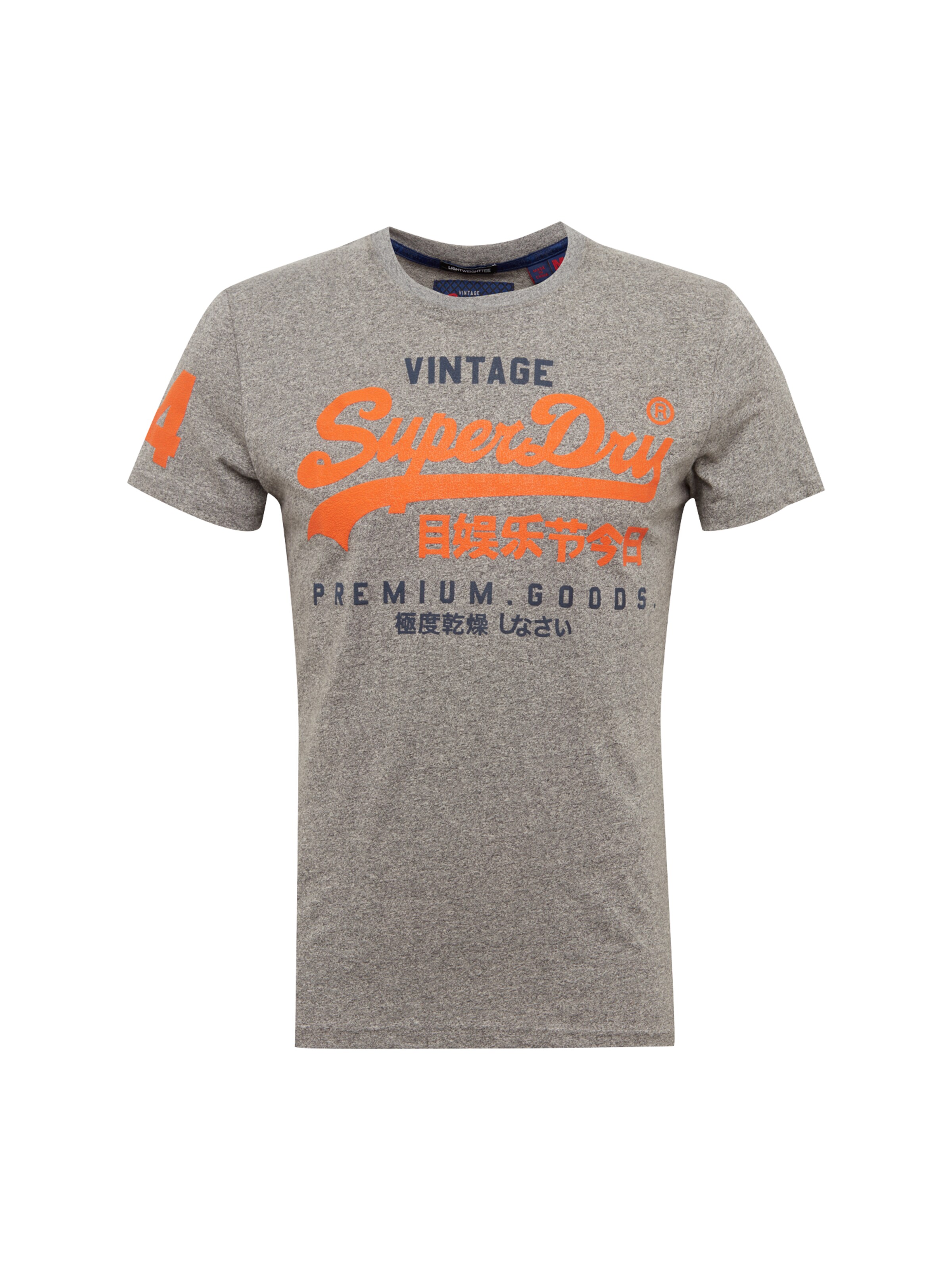 Superdry - Shirt 'PREMIUM GOODS DUO LITE TEE' in de kleur Grijs