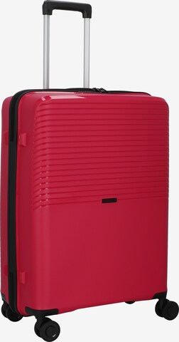 Set di valigie 'Travel Line 4000' di D&N in rosso