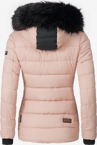 MARIKOO Зимняя куртка 'Unique' в Ярко-розовый