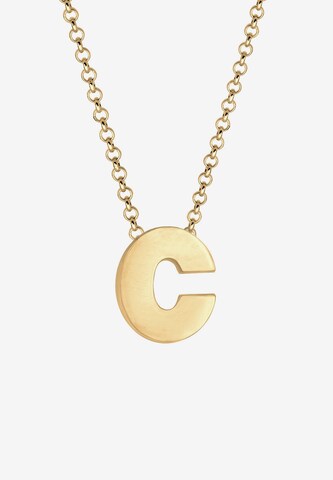 ELLI Kette Buchstabe 'C' in Gold: predná strana