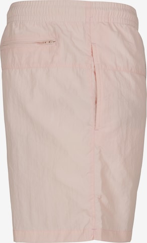 Urban Classics Kratke kopalne hlače | roza barva