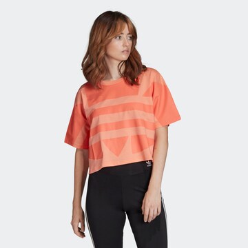 ADIDAS ORIGINALS Shirt in Orange: Vorderseite
