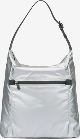 CAMPER Crossbody Bag 'Naveen' in Silver: front