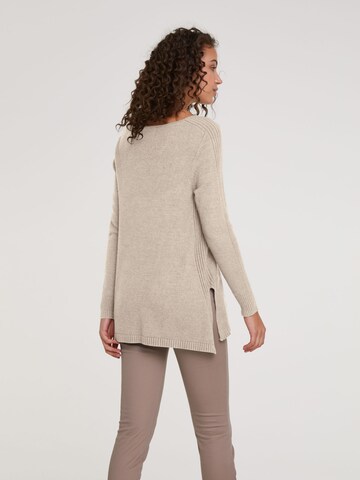 Pull-over heine en beige : derrière