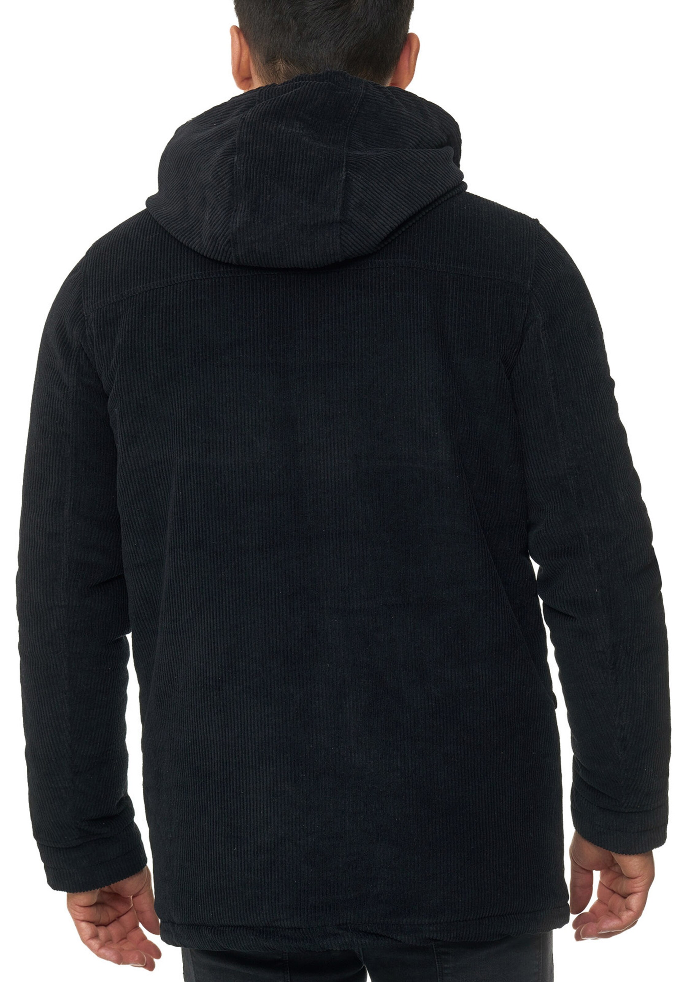 INDICODE JEANS Winter parka ' Dudley ' in Black
