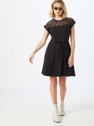 ONLY Obleka 'ONLBILLA S/L LACE DRESS JRS' | črna barva