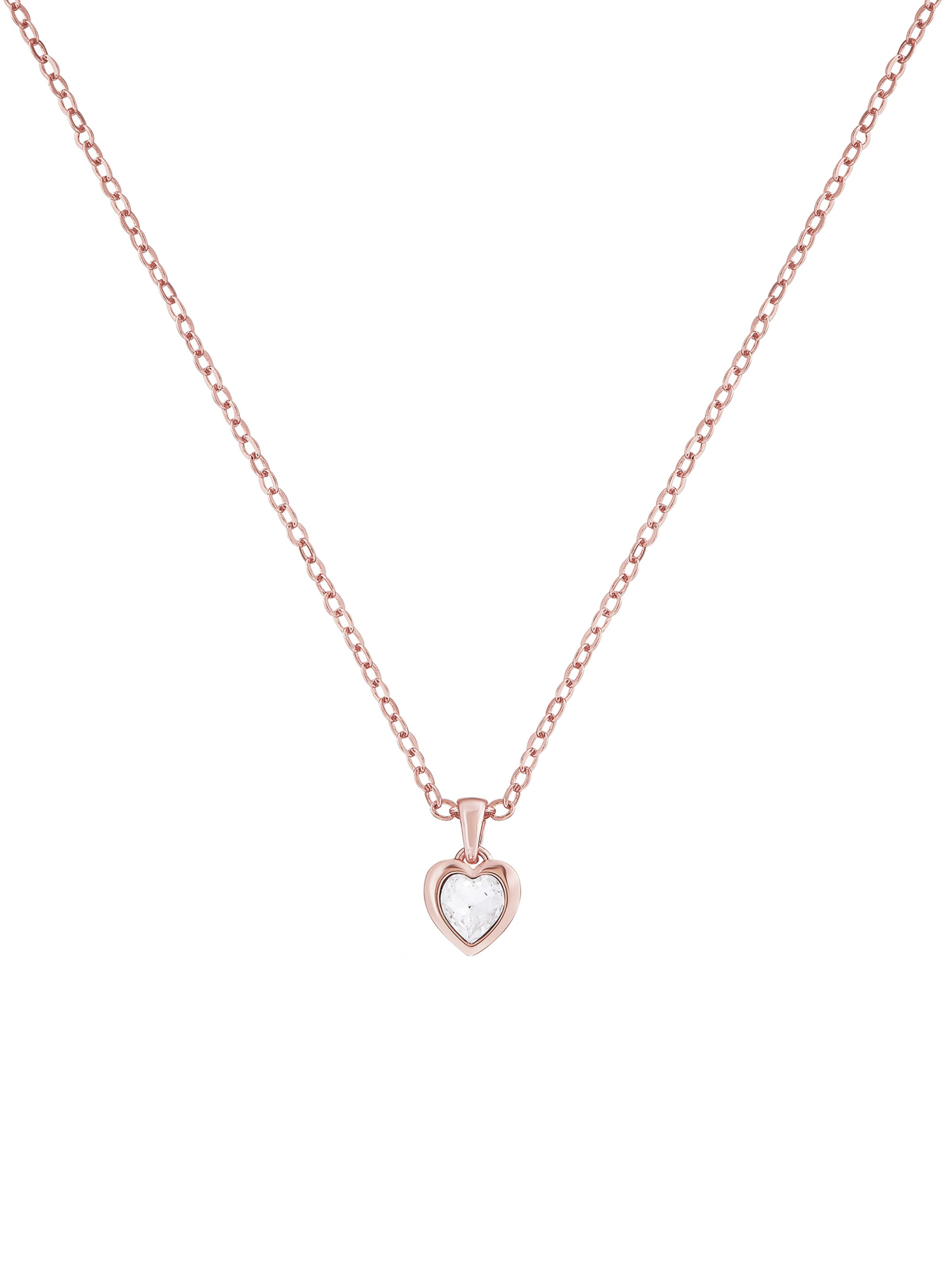 Ted Baker Retiazka 'HANNELA: CRYSTAL HEART PENDANT' - Zlatá