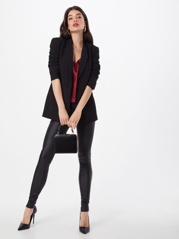 Skinny Leggings 'Belle' de la OBJECT pe negru