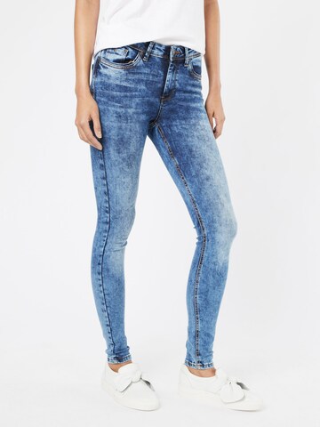 VERO MODA Skinny Jeans 'SEVEN' in Blauw: voorkant