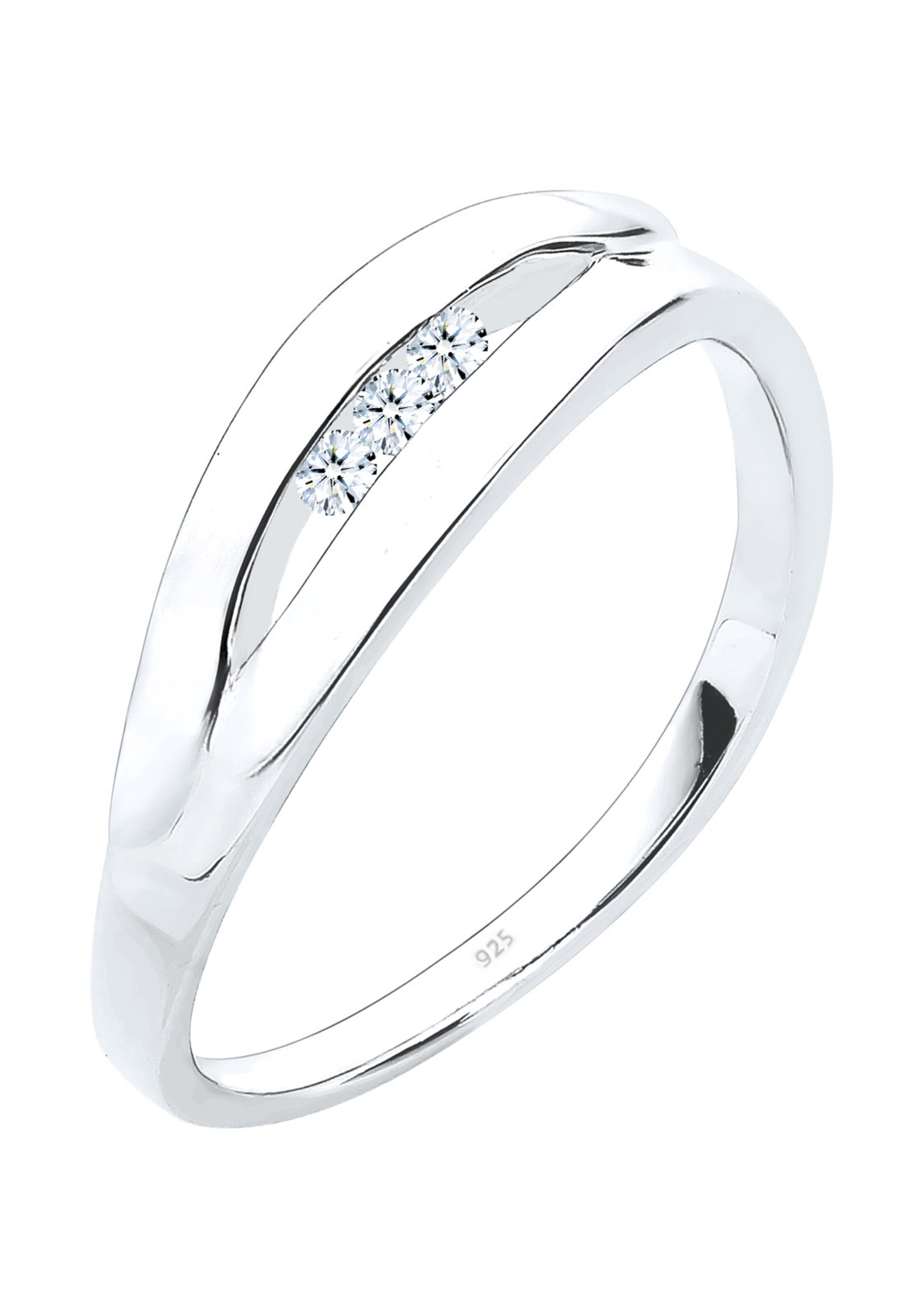 Elli DIAMONDS Ring in Silver: front