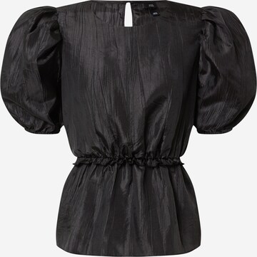 River Island Shirt 'TAFFETA' in Black: front