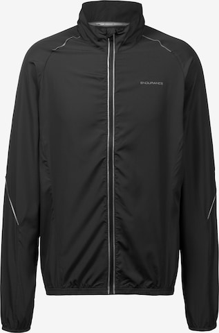 ENDURANCE Athletic Jacket 'Bernie' in Black: front