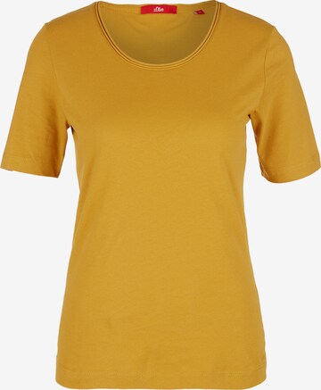 T-shirt s.Oliver en jaune : devant
