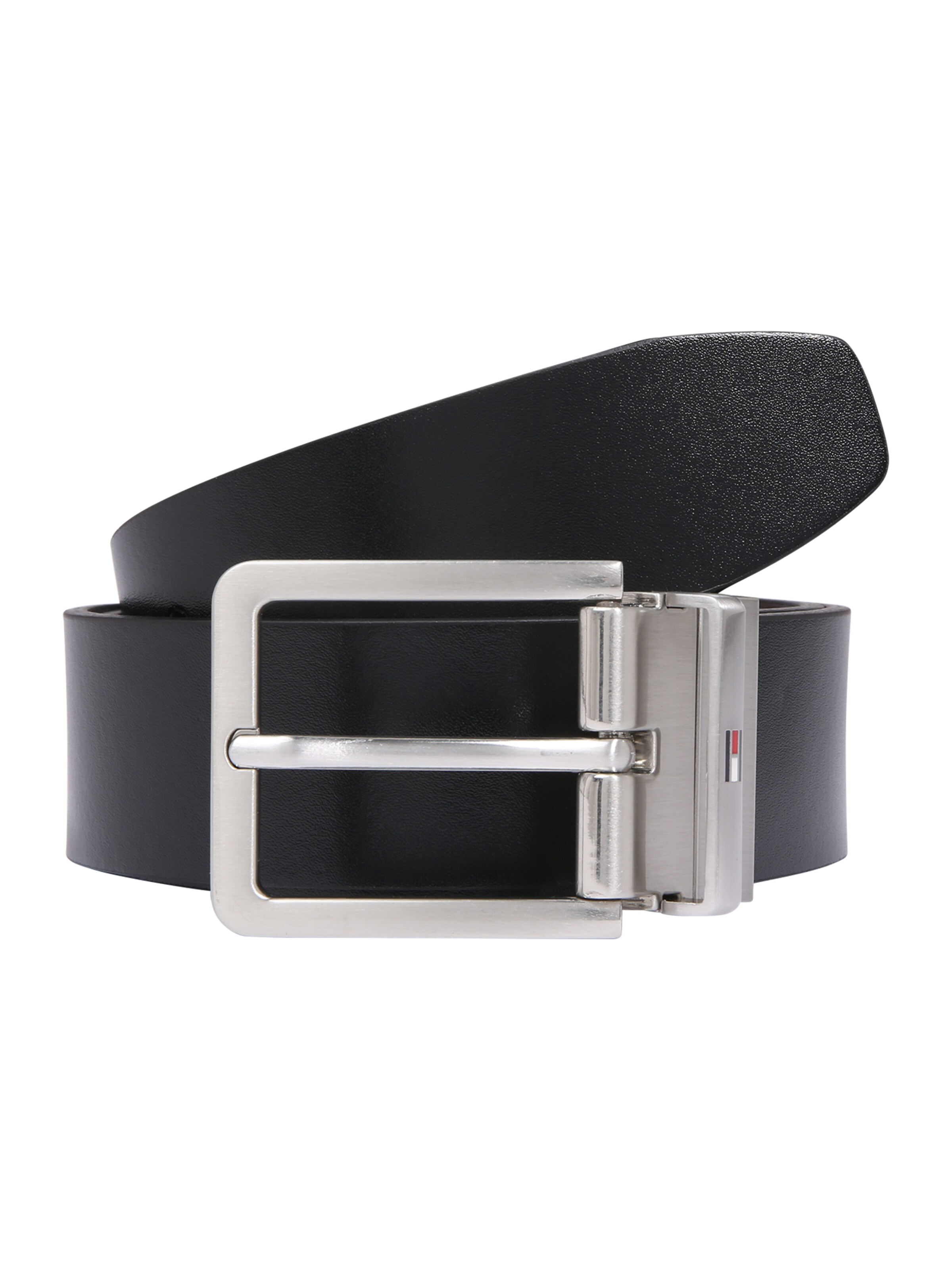 TOMMY HILFIGER - Riem 'MODERN REV LEATHER BELT 3.5' in de kleur Zwart