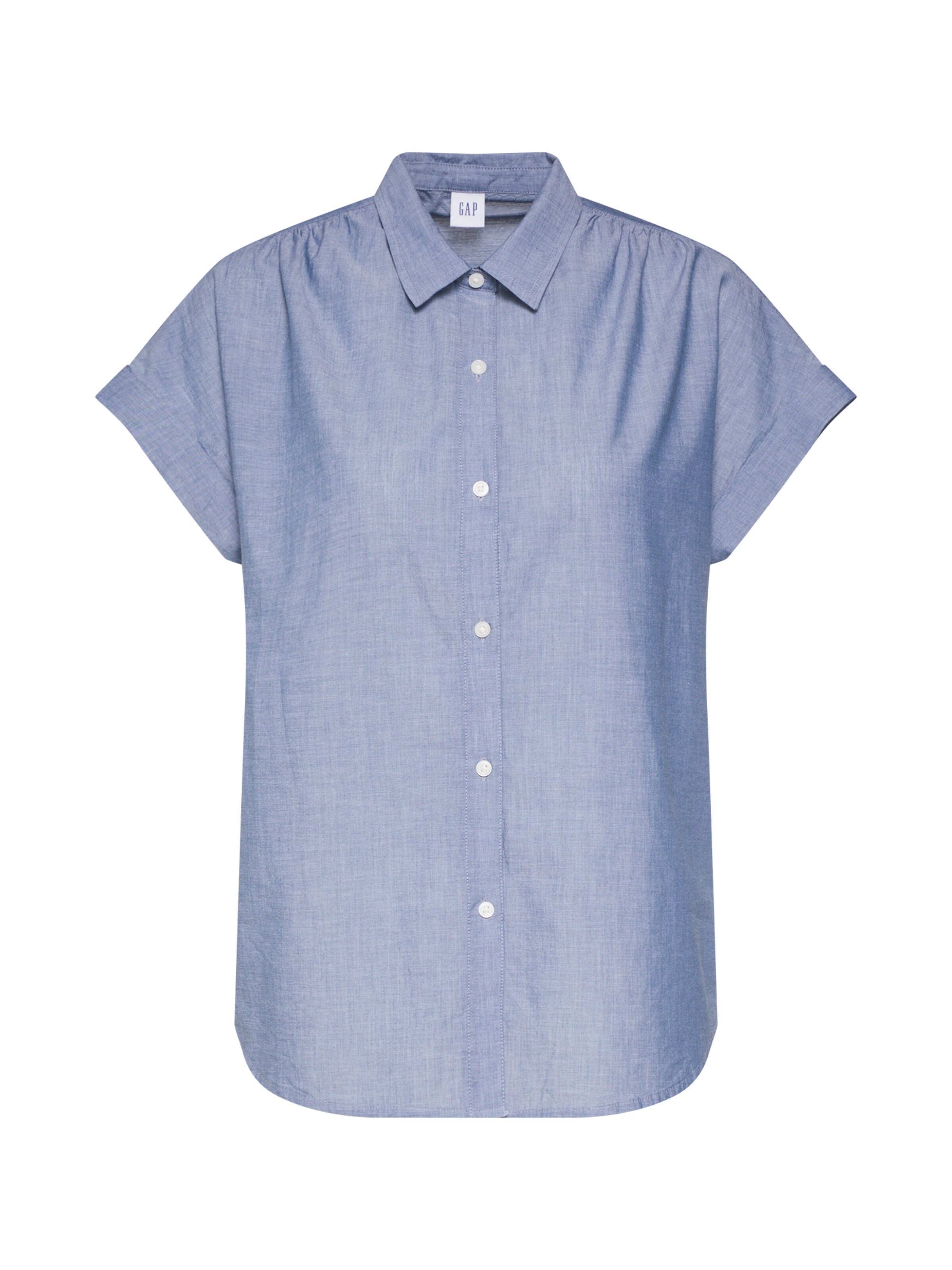 GAP - Blouse 'DRAPY' in de kleur Indigo