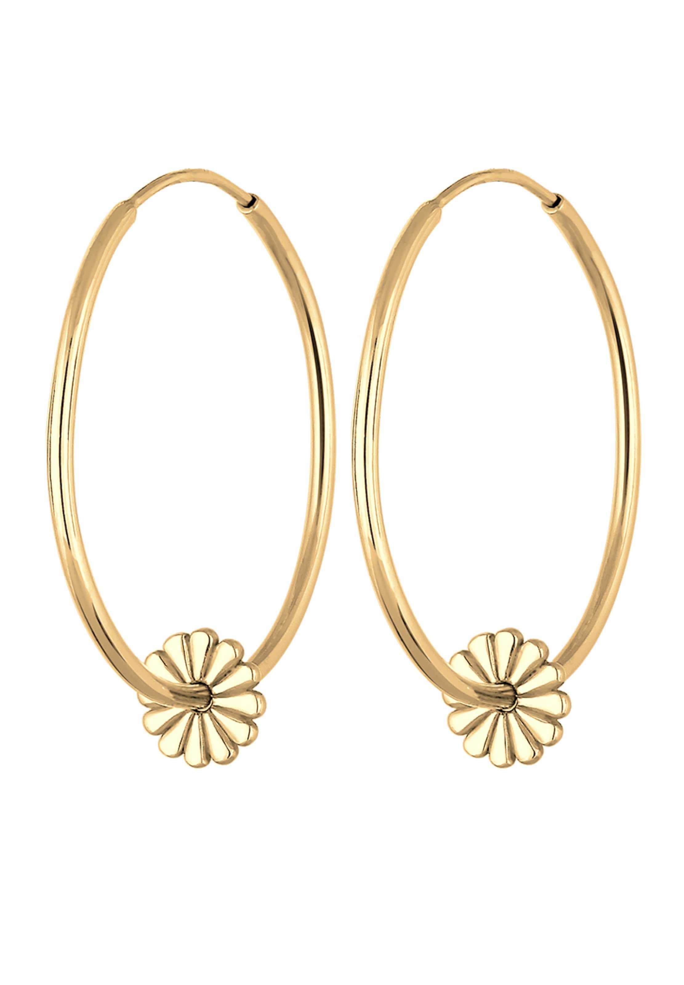 ELLI Earrings in Gold: front