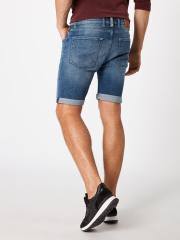 REPLAY Regular Shorts in Blau: zadná strana