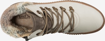 JOSEF SEIBEL Lace-Up Ankle Boots 'Maren' in Beige