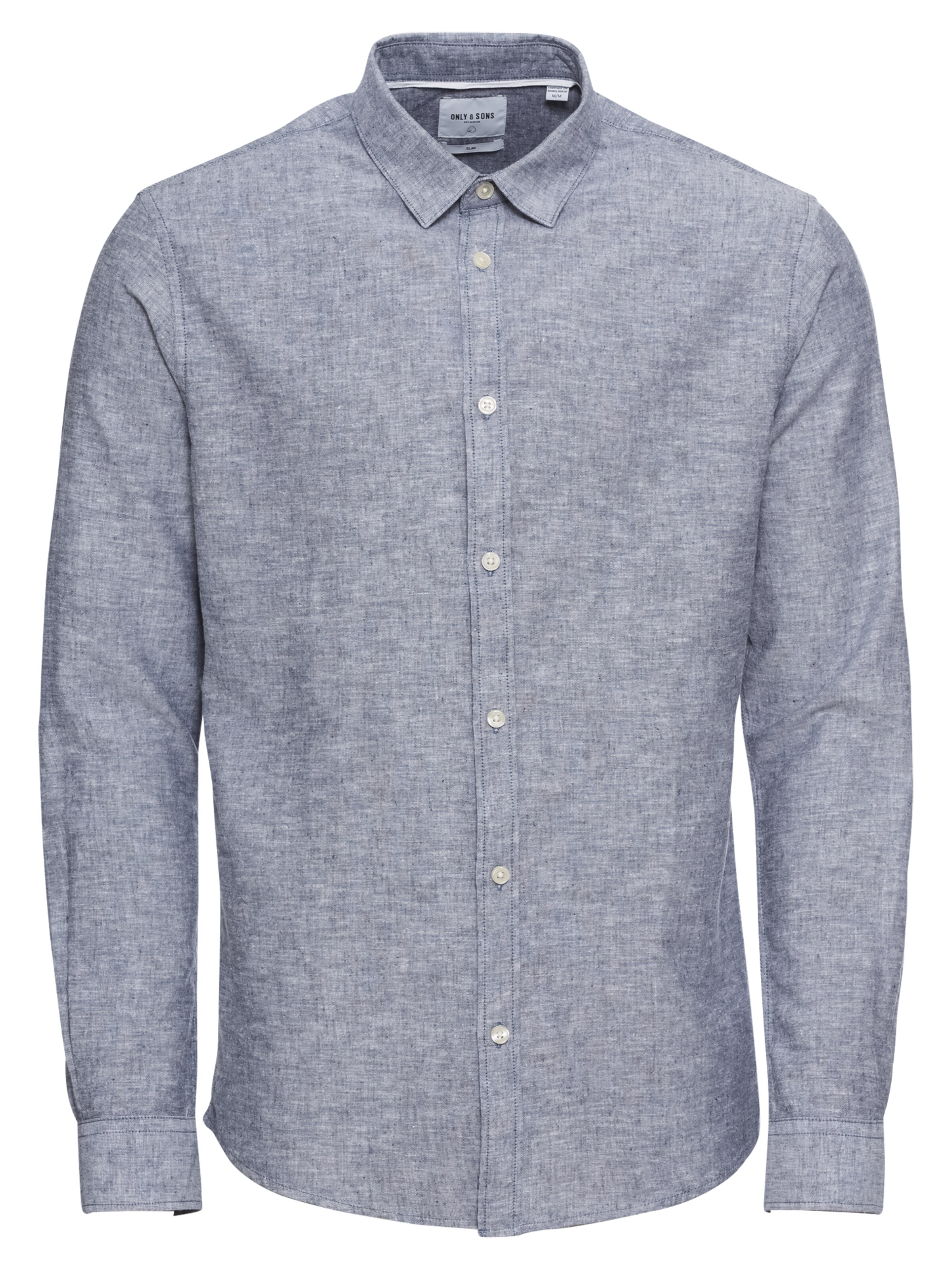 Only & Sons Zakelijk overhemd in de kleur Blauw