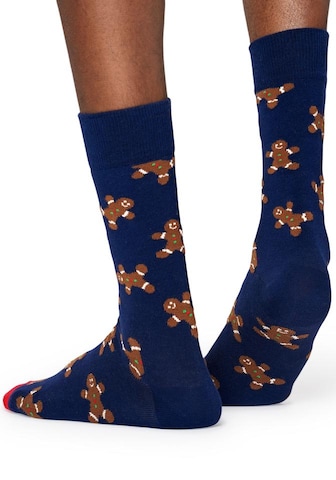 Chaussettes 'Gingerbread' Happy Socks en bleu
