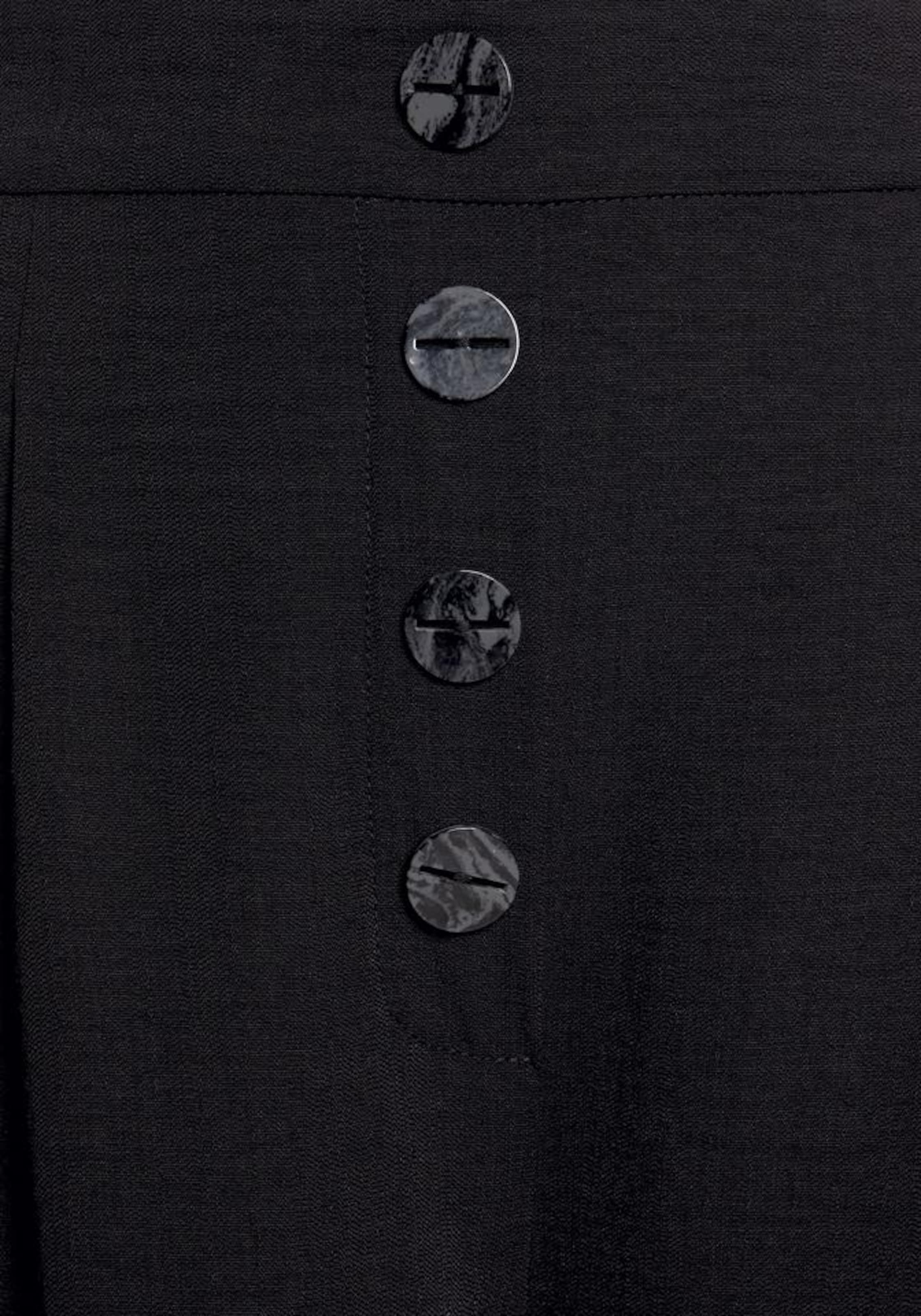 LASCANAWide Leg/ Široke nogavice Hlače - crna boja