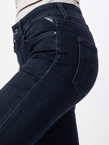 REPLAY Skinny Jeans 'Luz' in Schwarz