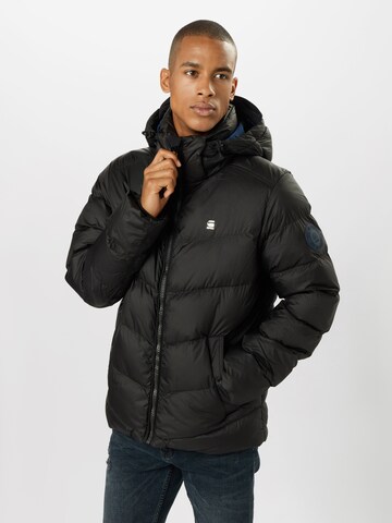 Coupe regular Veste d’hiver 'Whistler' G-Star RAW en noir : devant