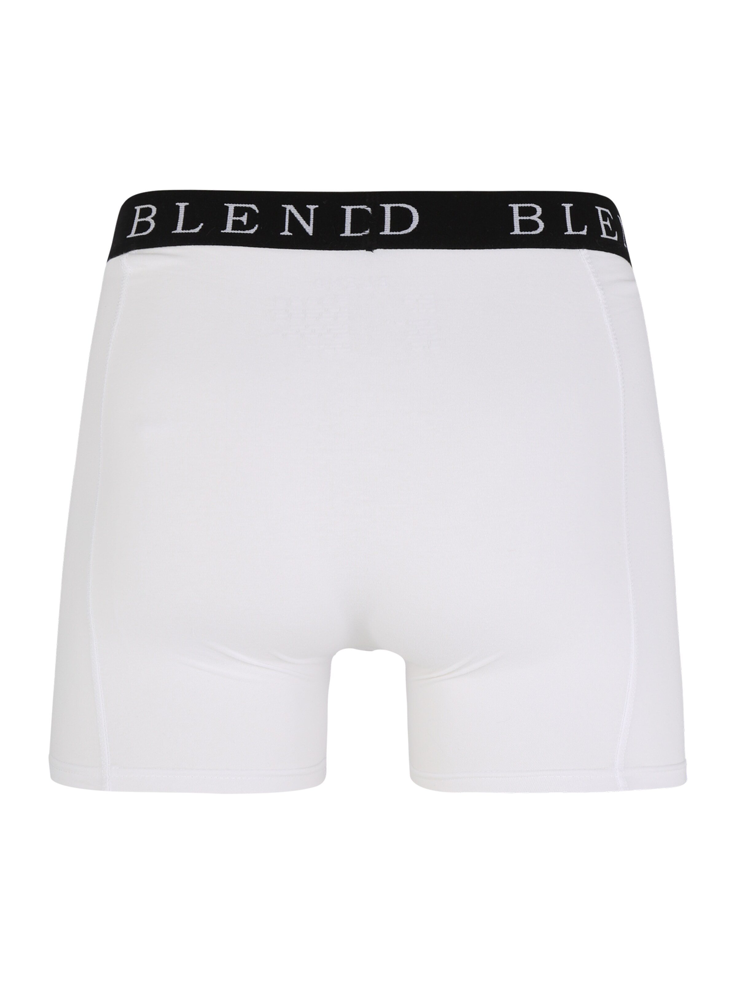 BLEND - Calzoncillo boxer 'Ned' en blanco: atrás