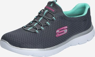 SKECHERS Slip-Ons 'Summits' in Grey: front