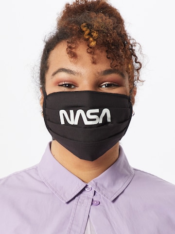 Mister Tee Stoffmaske 'NASA' in Schwarz
