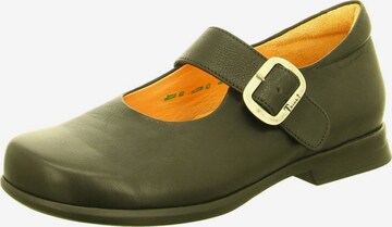 THINK! Classic Flats in Black: front