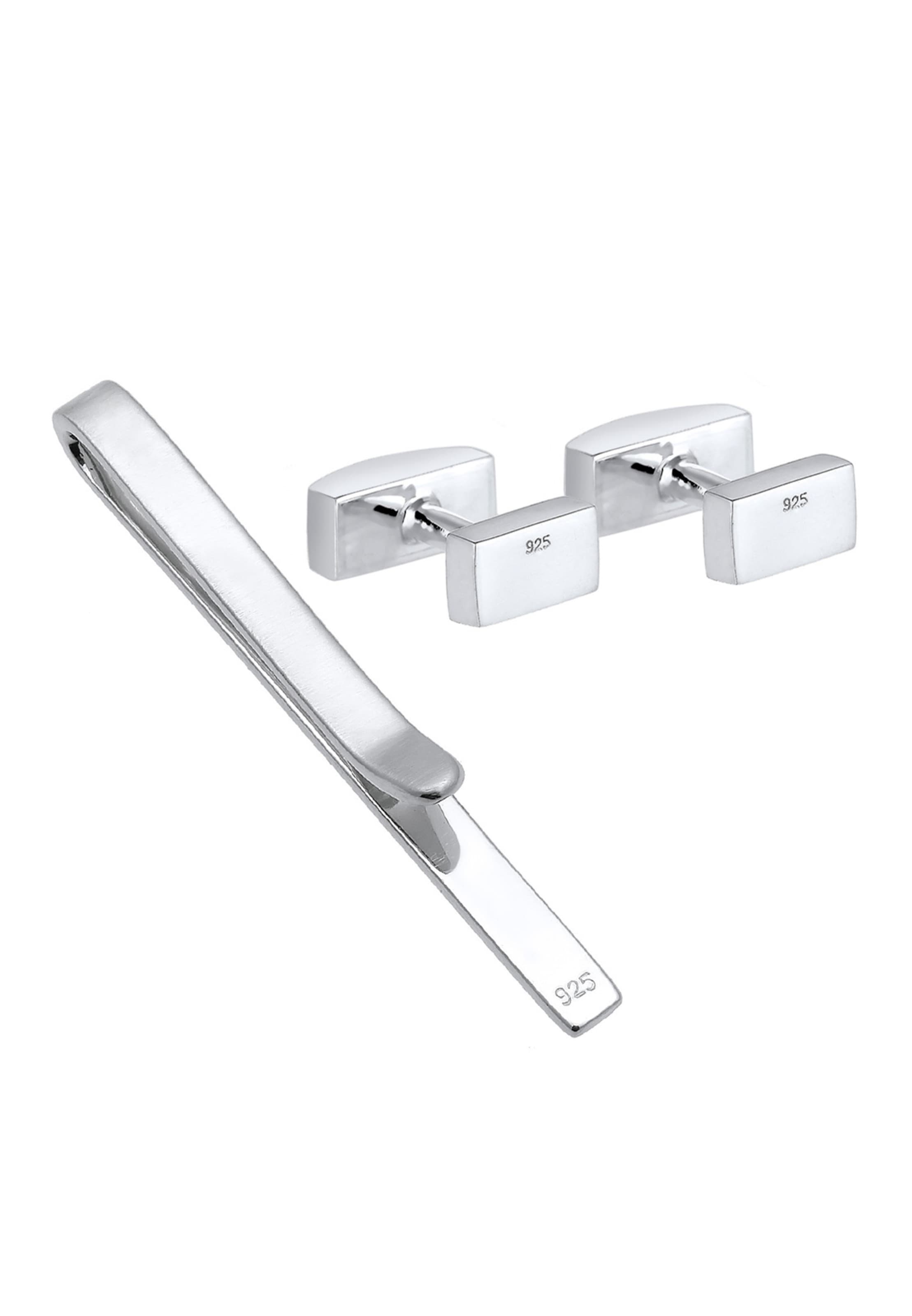 PAULO FANELLO Jewelry Set 'Geo' in Silver