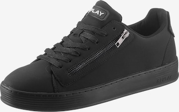 REPLAY Sneakers in Black: front