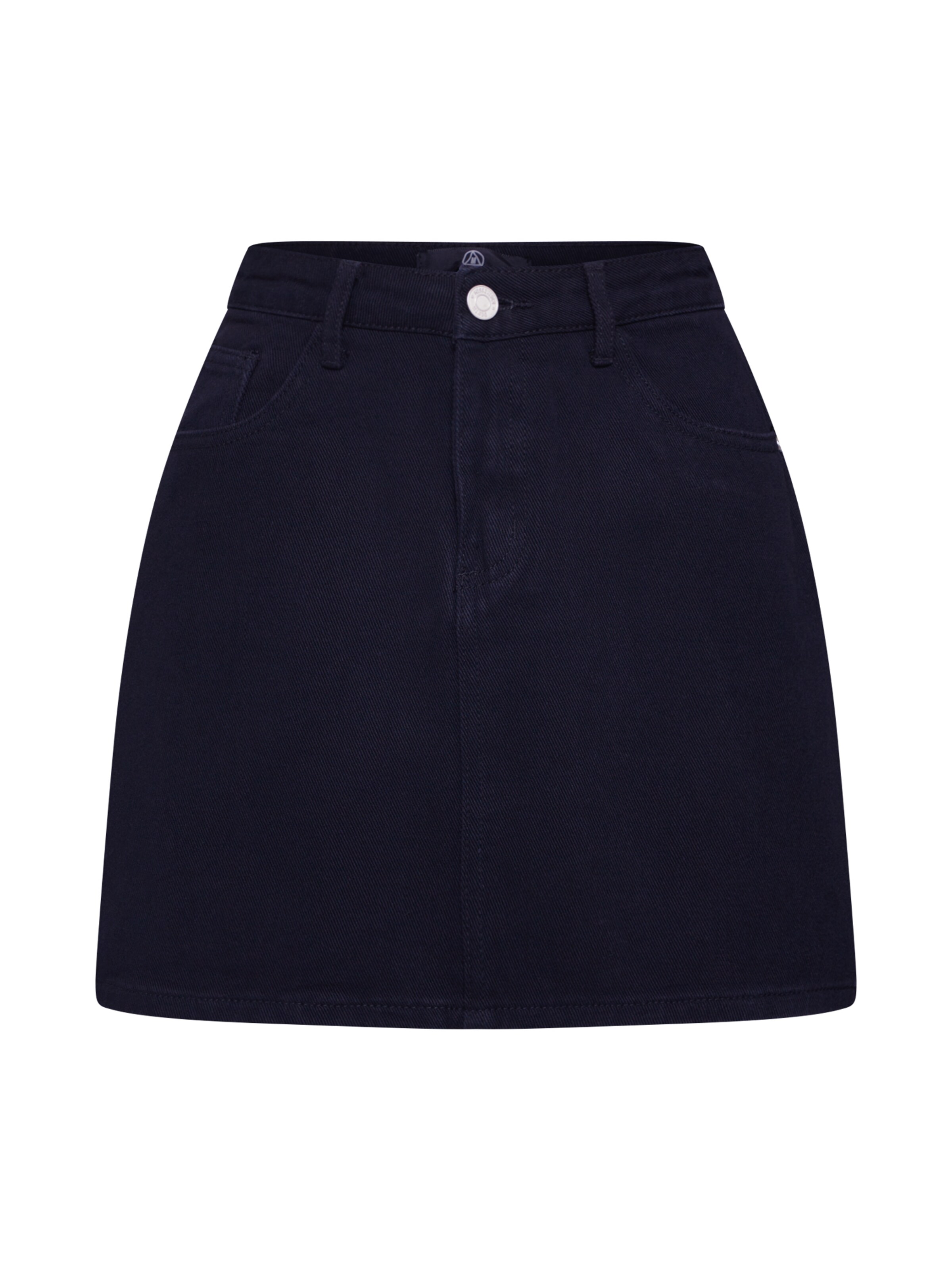 Missguided - Rok in de kleur Black denim