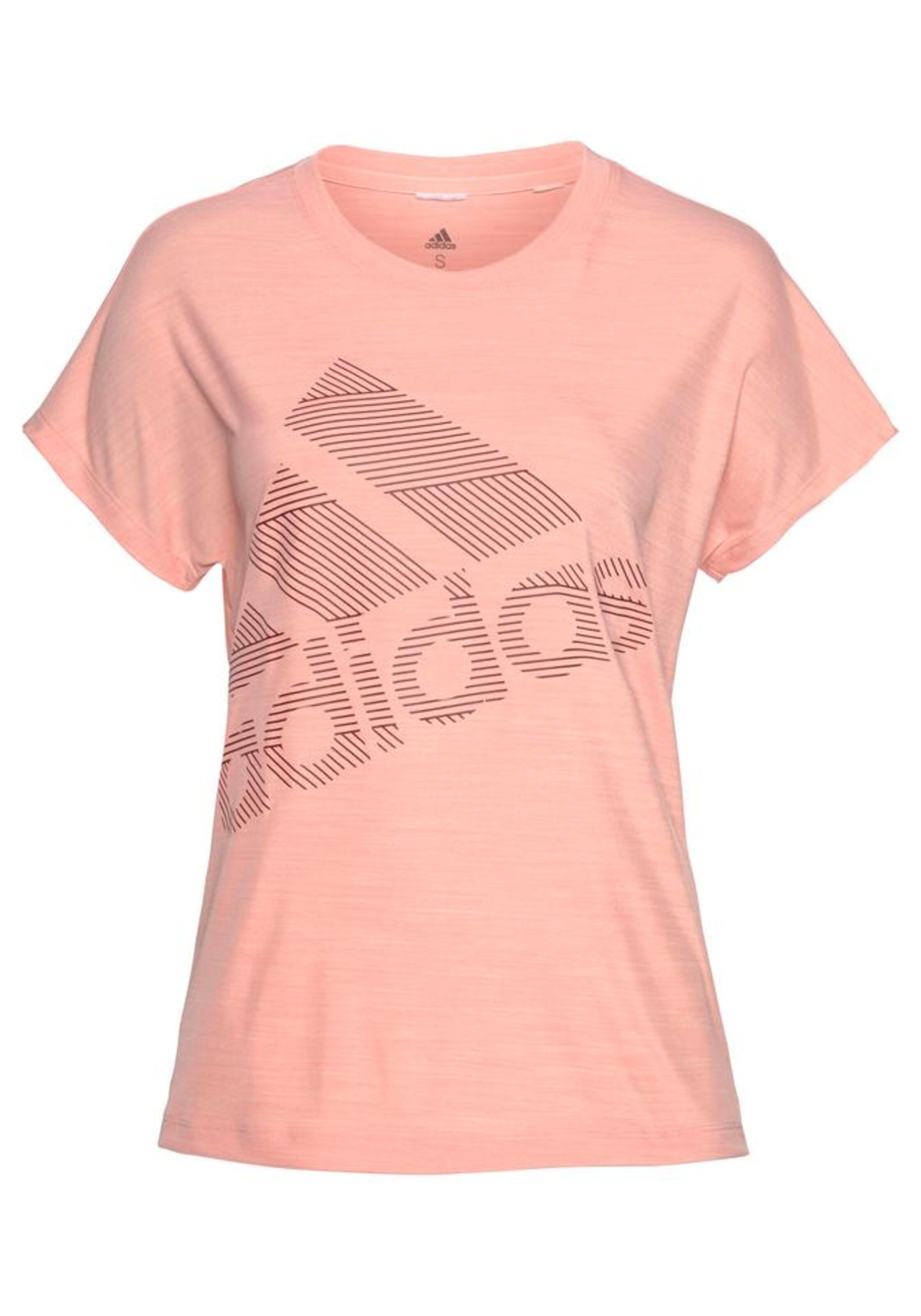 ADIDAS PERFORMANCE - Functioneel shirt 'Badge of Sport' in de kleur Rosa