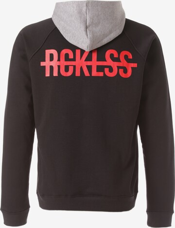 Young & Reckless Kapuzenpullover 'Foreign Exchange' in Schwarz