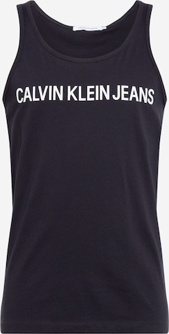 juoda Calvin Klein Jeans Marškinėliai 'Instititional': priekis