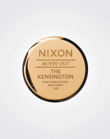 Montre à affichage analogique 'Kensington' Nixon en or