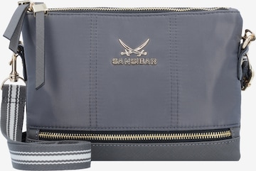 SANSIBAR Crossbody Bag in Grey: front