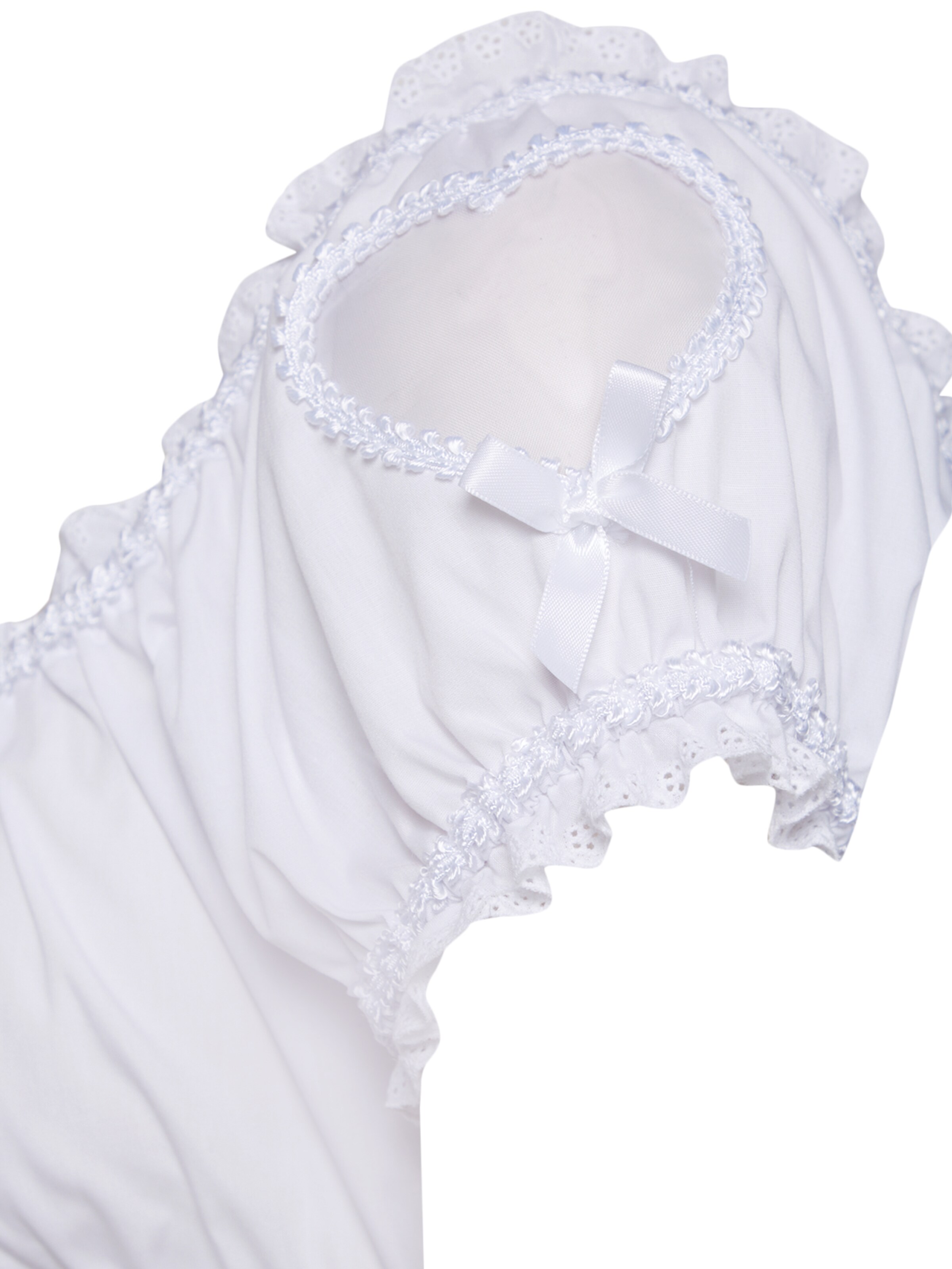 Blouse folklorique Krüger Madl en blanc