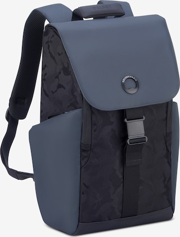 Delsey Paris Backpack 'Securflap' in Blue