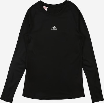 ADIDAS PERFORMANCE Trainingsshirt 'AlphaSkin' in Schwarz: predná strana