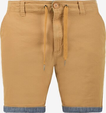 !Solid Regular Chino Pants 'Lagoa' in Brown: front