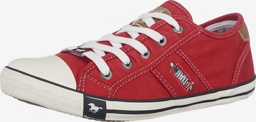 Sneaker bassa di MUSTANG in rosso: frontale