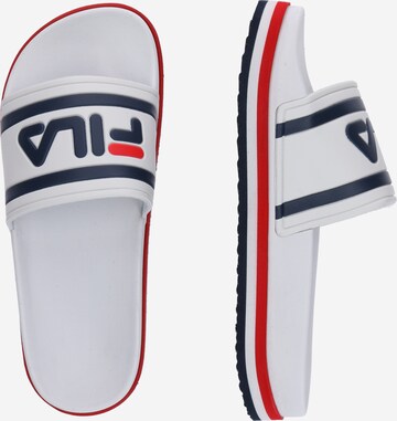 FILA Beach & Pool Shoes 'Heritage Morro Bay Zeppa' in White: side