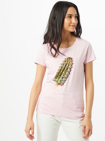 EINSTEIN & NEWTON Majica 'Cactus Ice' | roza barva: sprednja stran