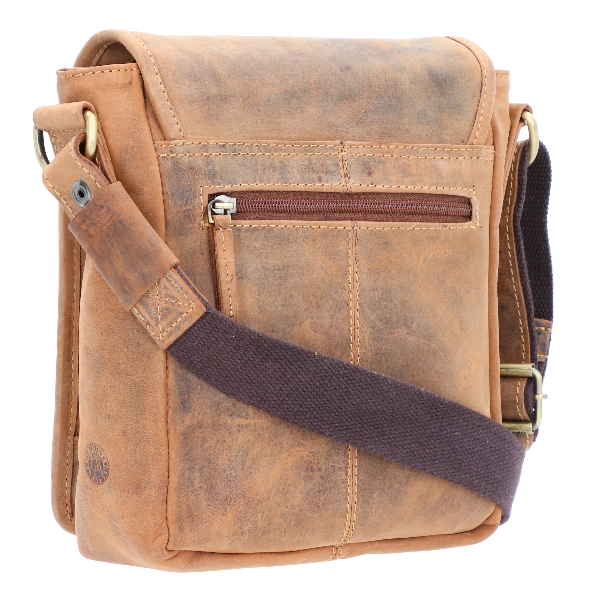 Sac à bandoulière GREENBURRY en marron