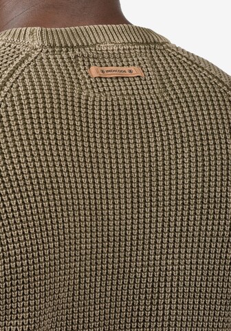 INDICODE JEANS Strickpullover 'Rockford' in Braun