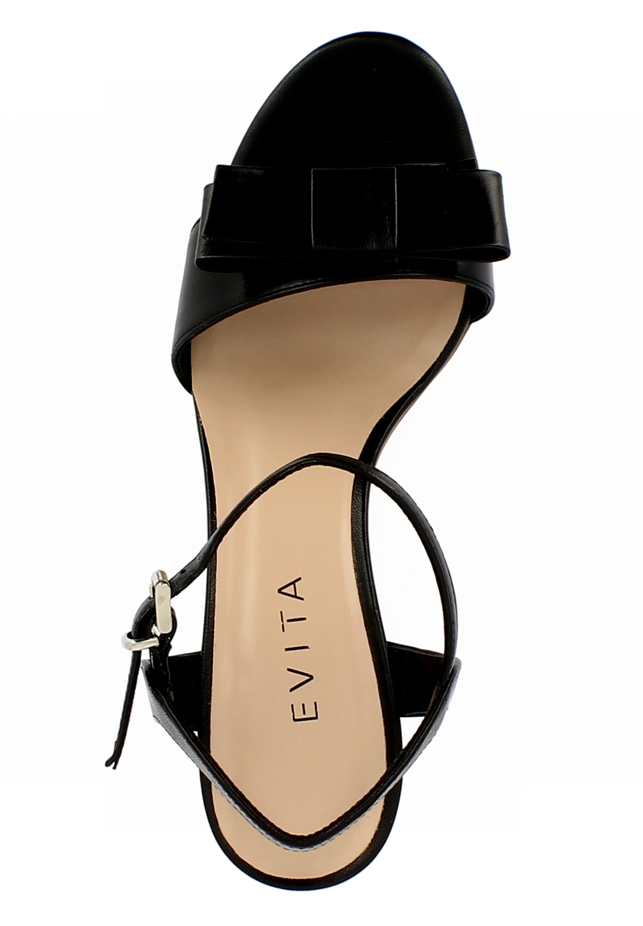 EVITA Sandalen met riem 'Mariella' in Zwart