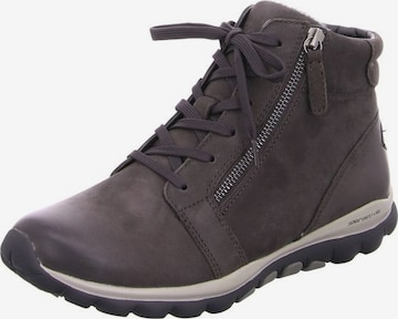 GABOR Lace-Up Ankle Boots in Grey: front